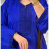 كندورة-مغربية-مطرزة-بثوب-روزا