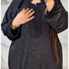 كندورة-مغربية-مطرزة-بثوب-روزا